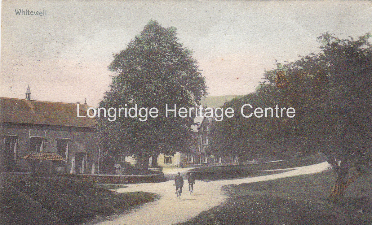 207C - Whitewell - Approaching the church and hotel from Middle Lees - Unknown